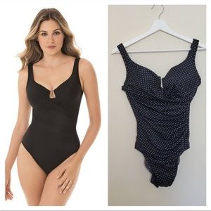 Miraclesuit Must Have Escape One-Piece Slimming Swimsuit Polka Dot 12